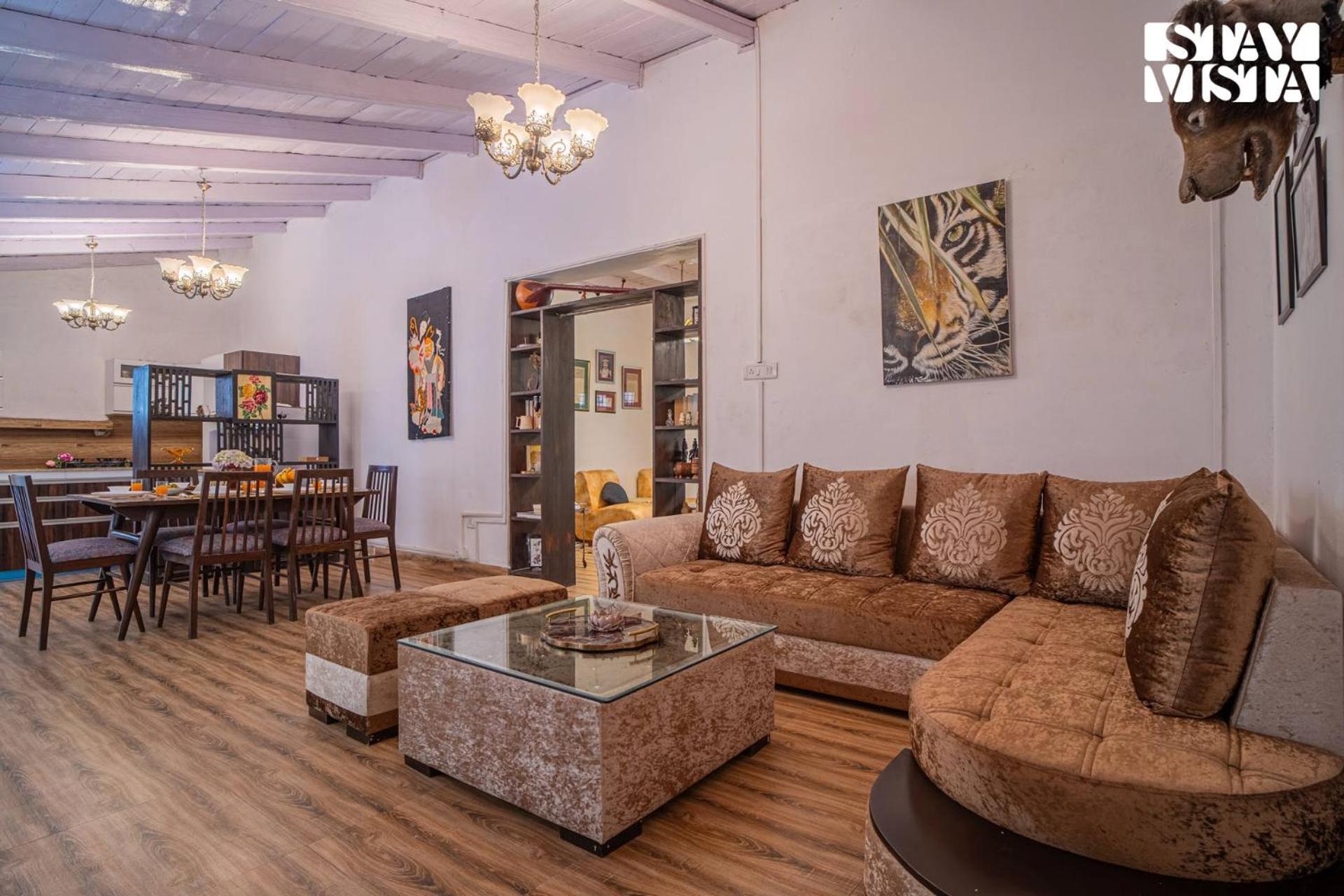 Villa Stayvista At Edwinstowe House With Heater, Bonfire & Bbq Grill Nainital